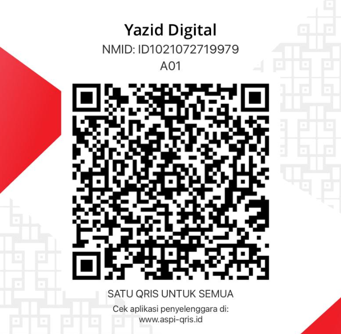 Yazid Digital QRIS Code